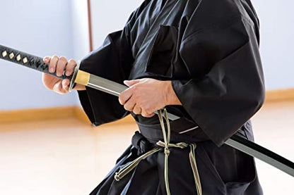 Hand Forged 1045 Carbon Steel Bamboo Leaf Katana Full Tang Sword