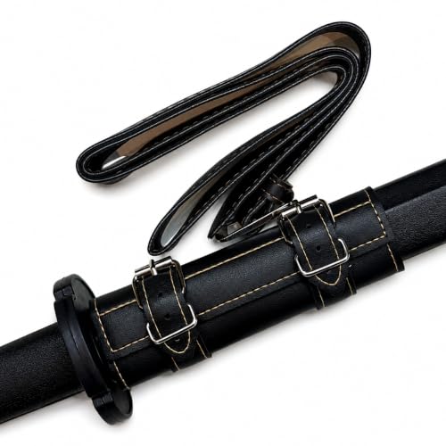 Medieval Leather Sword Frog Set with 31.5" Foam Katana Sword