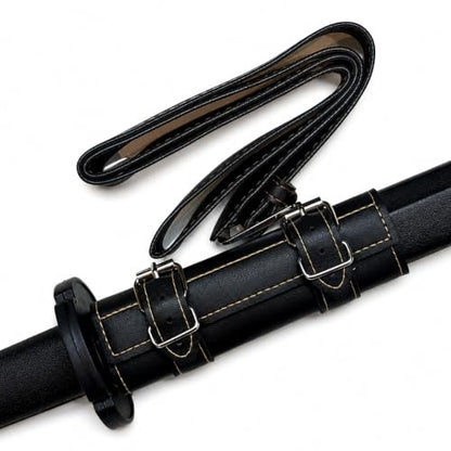 Medieval Leather Sword Frog Set with 31.5" Foam Katana Sword