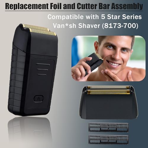 Shaver Foil Head Cutter Bar Replacement for wahl vanish shaver, 2 Pack - color: 2 Pack