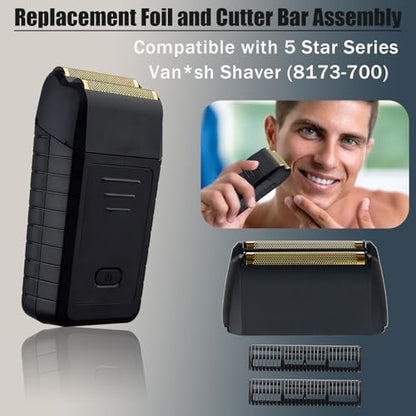 Shaver Foil Head Cutter Bar Replacement for wahl vanish shaver, 2 Pack - color: 2 Pack