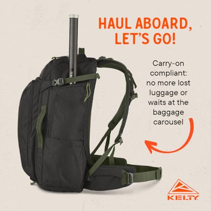 Kelty | Redwing Traveler Backpacks, Travel Pack for Adventure Travel - color: Black, size: 40L
