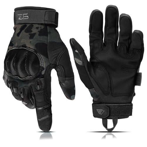 Glove Station Hard Knuckle Utility Gloves, Touchscreen, TACHK258, XL - color: Black Multicam, size: X-Large