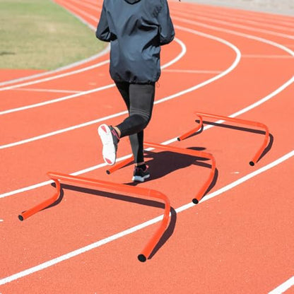 Agility Hurdles Detachable Speed Hurdles Spliced Agility Training Equipment for Soccer, Basketball and Track Drills - size: 6"
