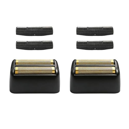 Replacement Head and Blades Compatible with BaByliss Pro FX3 Foil Shaver - color: Black 2 Pack