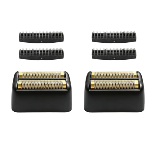 Replacement Head and Blades Compatible with BaByliss Pro FX3 Foil Shaver - color: Black 2 Pack