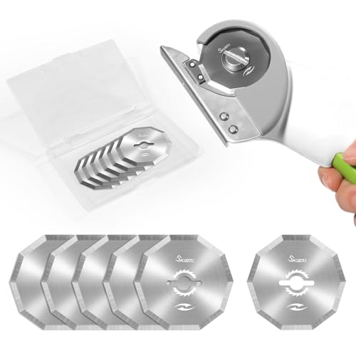 6PCS HHS Replacement Rotary Blades for Electric Scissors,Rotary Cutter Blades - size: 6PCS