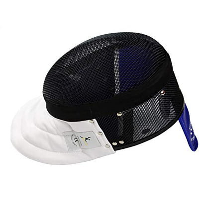 LEONARK Fencing Epee Mask Hema Helmet CE 350N Certified National Grade Masque - Fencing Protective Gear - color: Black, size: Medium