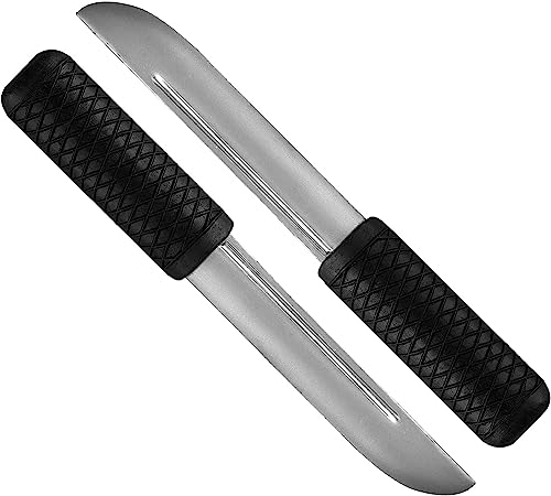 Fake Rubber Knife Pack of 2- Professional Martial Art Self Defence MMA Training Weapon