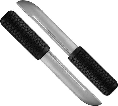 Fake Rubber Knife Pack of 2- Professional Martial Art Self Defence MMA Training Weapon
