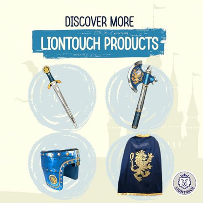 Liontouch - Foam Shield for Kids - Large Knight Shield, Blue, Age 3-8 - color: Blue, size: Large