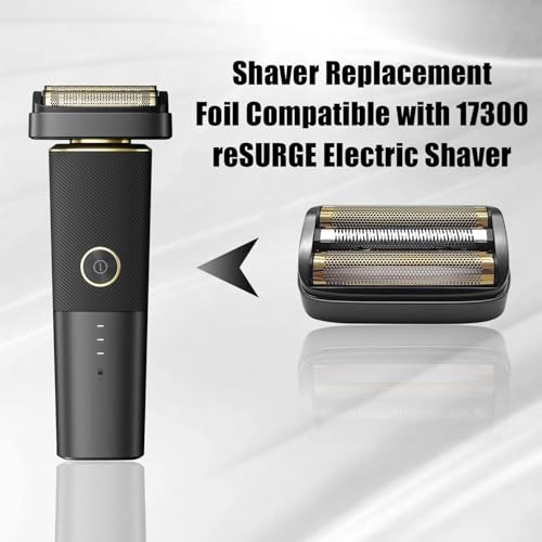 Replacement Foil & Cutter for Andis reSURGE Shaver Model 17300 - color: Black/3Pack