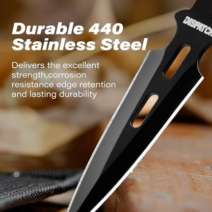 Dispatch Throwing Knives Set of 12, Professional Throwing Knife with Nylon Sheath, Stainless Steel Well Balanced Kunai Throwing Knives for Recreation and Competition - style: Classic