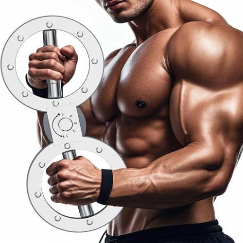 Forearm Strengthener with 15LB Adjustable Resistances, Arm Exercise Equipment with 360 Degree Rotator, Forearm Strength Trainer for Men & Women, Forearms Workout Equipment for Home
