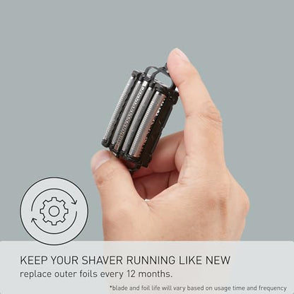 Panasonic Shaver Replacement Outer Foil WES9173P, Compatible with ARC5 5-Blade, ES-LV97-K, ES-LV67-K, ES-LV95-S, ES-LV65-S - color: Stainless Steel, size: 1 Count (Pack of 1)