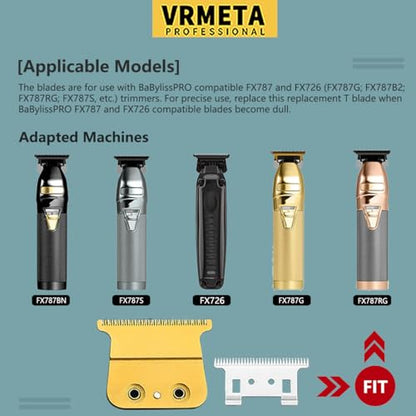 Professional Replacement Blades for Trimmer Blade - color: Gold
