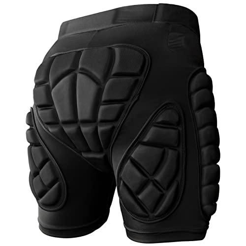 Cienfy 3D Hip Protection Eva Butt Pads Protective Padded Shorts - size: 3X-Large