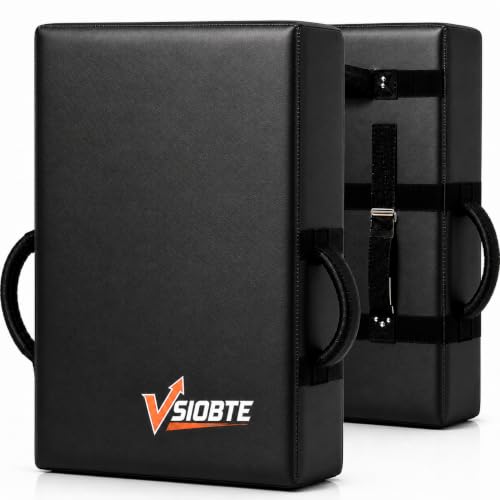 Football Blocking Pad 24x16 Inch, Football Training Equipment, 5 Handles (1 Adjustable), Dense Foam Tackling Dummy, Hitting Pad, Contact Shield, Basketball Training Pad, Football Practice Equipment