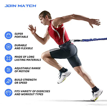 Bungee Cord Set, Speed and Agility Training Equipment