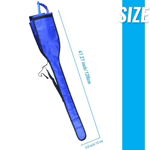 Fencing Bag - Sling Shoulder Fencing Sword Bag for Foil Sabre and Epee - Thickened Fencing Weapons Bag - color: Blue