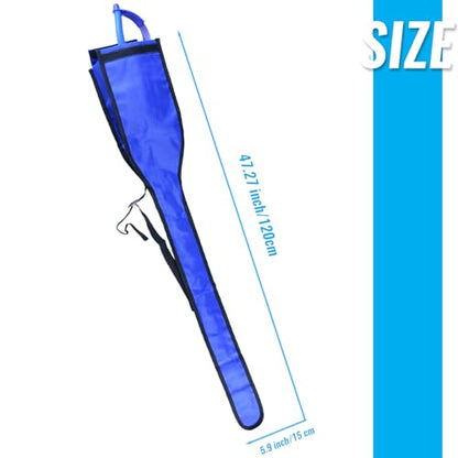 Fencing Bag - Sling Shoulder Fencing Sword Bag for Foil Sabre and Epee - Thickened Fencing Weapons Bag - color: Blue