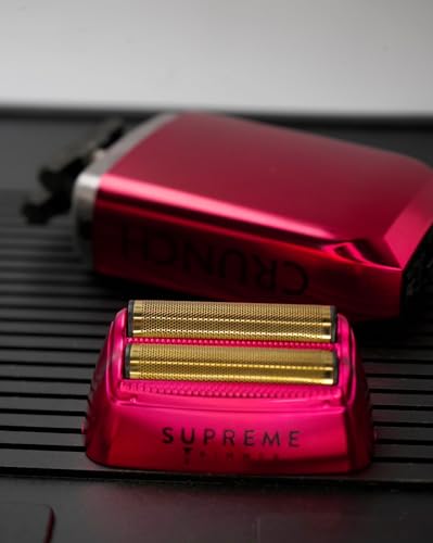 Supreme Trimmer Replacement Foil & Cutter SB63 | Hypoallergenic Foil for Crunch STF602 | Pink - color: Pink Foils & Cutters