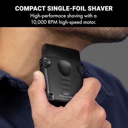 BaBylissPRO High-Performance Compact LO-PROFX Shavers for Men - color: Black, style: Shaver and Base