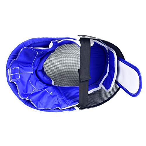 LEONARK Black 350NW Fencing Epee Mask with Detachable Inner Lining Hema Helmet CE Certified National Grade Masque - size: X-Small