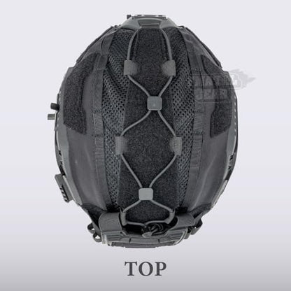 FMATAL GEAR Multifunctional Tactical Helmet Cover for Maritime Helmets, Compatible with Airsoft, Paintball, and Cosplay - color: BK