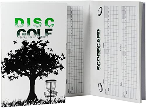 Disc Golf Scorekeeper Notebook, 110 Rounds for 6 Players, Perfect Bound