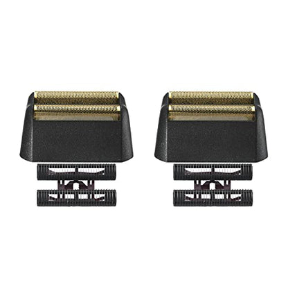 5 Star Shaver Replacement Foil Compatible with wahl Shaver Foil - color: Black Foil and Cutters(2 Count)