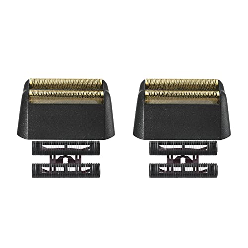 5 Star Shaver Replacement Foil Compatible with wahl Shaver Foil - color: Black Foil and Cutters(2 Count)