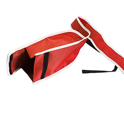 LEONARK Fencing Sword Sling Shoulder Bag for Foil Epee and Saber - Hema Longsword Bag Cover Case for Fencing Weapons - style: Sword Bag-red