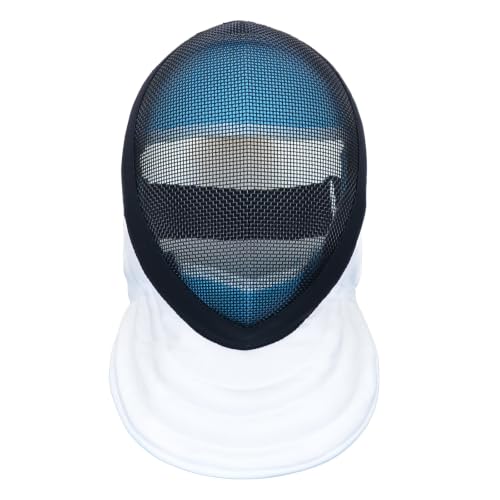 Epee Fencing Mask - 350N Mask with Removable Lining - CE Certified Epee Fencing Helmet - color: Removable Lining, size: X-Large