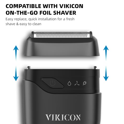 VIKICON® Detachable Replacement Blades, Dual Floating Foil & Comb Blades