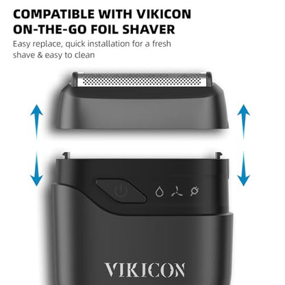 VIKICON® Detachable Replacement Blades, Dual Floating Foil & Comb Blades