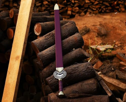 King Theoden’s Sword Herrugrim Replica with Scabbard - Handmade Stainless Steel Blade, Brass-Plated Guard