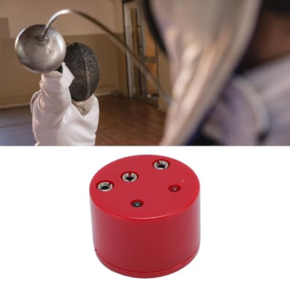 Fencing Tester,Foil and Epee Round Fencing Tester,Fencing Electric Sword Tester,Fencing Testing Box for Foil Epee Round Sword