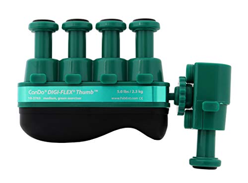 CanDo 10-3763 Digi-Flex Thumb, Medium, Green - color: Green: Medium