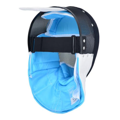 Epee Fencing Mask - 350N Mask with Removable Lining - CE Certified Epee Fencing Helmet - color: Removable Lining, size: Medium