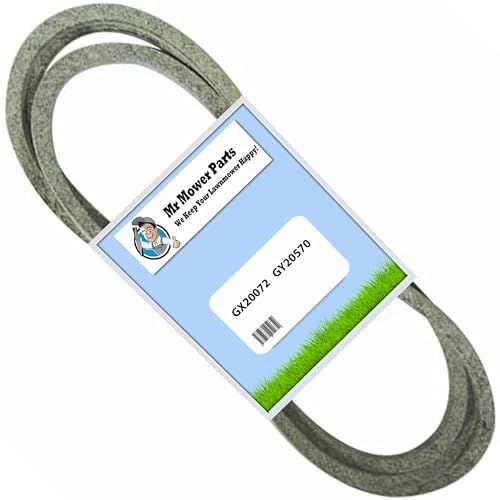 Mr Mower Parts GY20570 Premium Lawn Mower Replacement Belt for John Deere GX20072 GY20570 Fits D100 E100 LA100 L100 Series