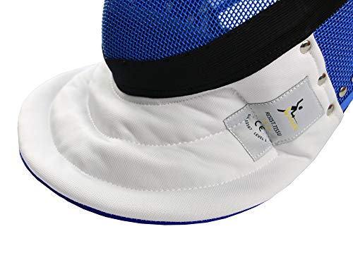 LEONARK Fencing Epee Mask Hema Helmet CE 350N Certified National Grade Masque - Fencing Protective Gear - color: Blue, size: X-Large