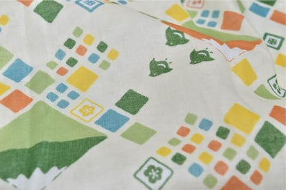 Japanese Gauze Tenugui Towel – 100% Cotton Made in Japan – Quick Dry, Soft & Lightweight Kitchen Tea Towel, Face & Hand Towel for Travel, Gym and Daily Use (1, Chidori Fuji Pattern Green, Medium) - color: Chidori Fuji Pattern Green