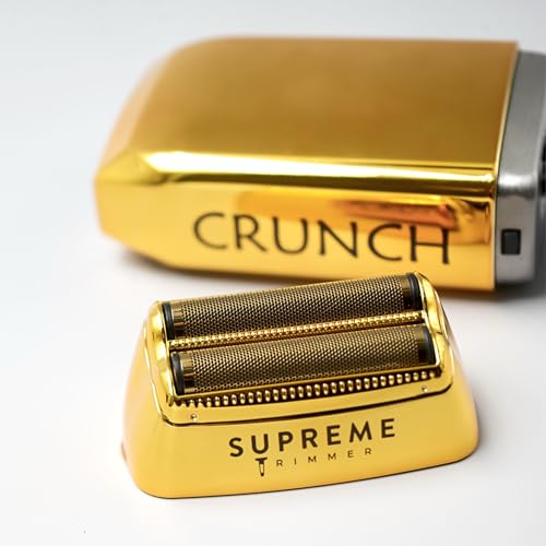 Supreme Trimmer Replacement Foil & Cutter SB63 | Hypoallergenic Foil for Crunch STF602 | Gold - color: Gold Foil & Cutters