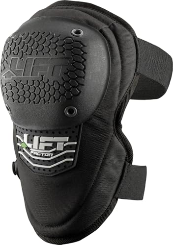LIFT Factor Knee Guards, Hard Shell Impact Protection, EVA Foam Padding