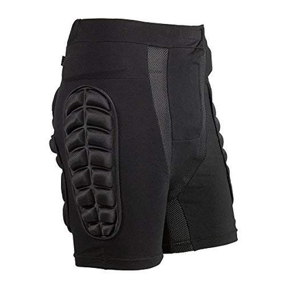 TTIO Padded Shorts Protective Gear Guard Impact Pad Ski Ice Skating Snowboard Skateboard Hip Butt Tailbone Protection for Men Women - size: Large Short