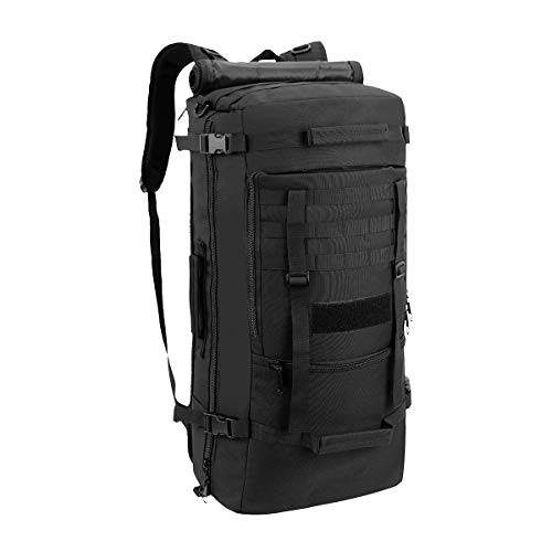 Large Capacity Tactical Backpack Travel Rucksack Bag, Great Outdoor Duffle Bag for Men and Women, 60L