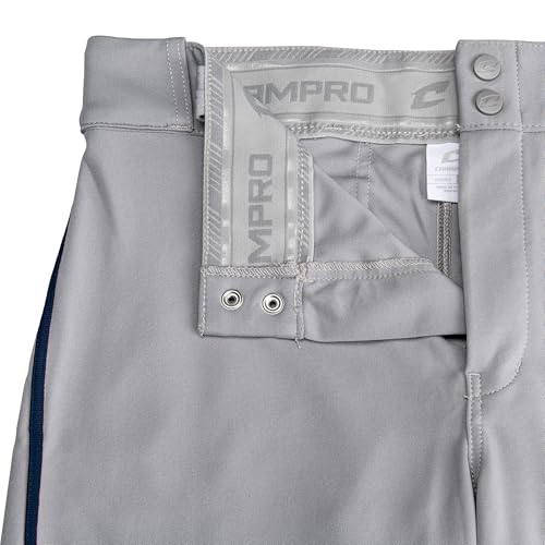 Champro Boys Triple Crown 2.0 Baseball Knickers with Braid - color: Grey, Navy, size: Large
