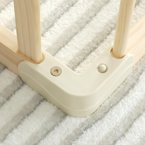Baby Playpen Play Fence Gate Play Pen Wood Large,Playpens for Babies and Toddlers Kids Indoor,Baby Play Yards Gym - size: 180x240x61 cm