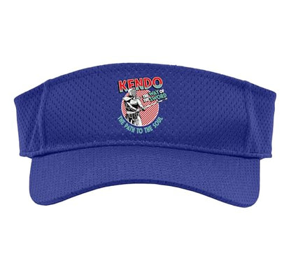 Kendo The Way of The Sword Kendo Samurai Kendo Sport Sun Visor - color: Purple